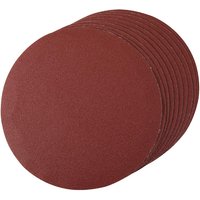 Silverline Hook & Loop Discs 180mm 10pk