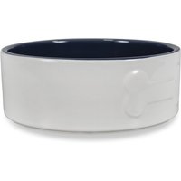 Petface Bone Ceramic Bowl Cream/Navy 15cm