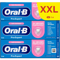 Oral-B Pro-Expert gevoeligheid kalmerende sensatie tandpasta - Eucalyptus pepermuntsmaak - 3 x 75 ML