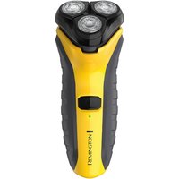 Remington Virtually Indestructible Rotary Shaver – Cordless PowerFlex Technology, Dual Track Blades, Shock-Absorbing Durable Design, Travel Friendly – Yellow/Black, PR1855