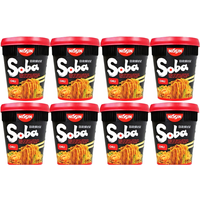 NISSIN instant sobanoedels beker chili - 8 x 92 g