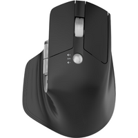 Ochama Ergonomic Mouse, Bluetooth/2.4G Wireless Mouse Silent Click -One-Touch DPI Adjustment-Suitable for work/study