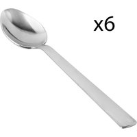 Set 6 cucchiaini acciaio