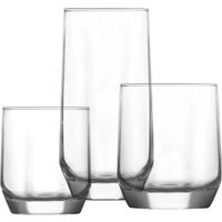 Set 18 bicchieri in 3 formati