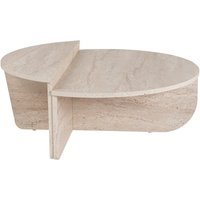Set 2 tavolini salotto effetto marmo Orion
