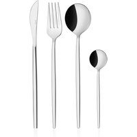 Set 24 posate acciaio inox lucidatura a specchio