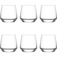 Set 6 bicchieri in vetro 345 ml