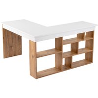 Scrivania angolare con libreria 30x72x59 cm