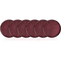 Servizio 6 piatti dessert 21 cm bordeaux