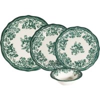 Set 24 piatti Velour verdi