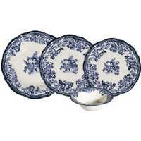 Set 24 piatti Velour blu