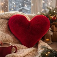 Cuscino a cuore rosso