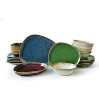 Set 24 piatti in ceramica