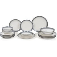 Set 24 piatti linee radiali
