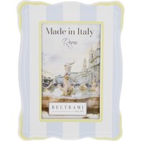 Portafoto 10x15 cm Summer legno celeste giallo