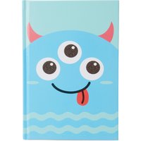 Quaderno A5 copertina azzurra Mostro dmail