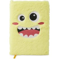 Quaderno A5 copertina pelosa Monster giallo dmail