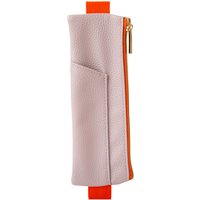 Segnalibro con astuccio porta penne lilla