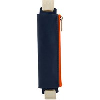 Segnalibro con astuccio porta penne blu
