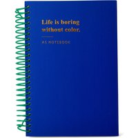 Quaderno a spirale A5 blu scritta dmail