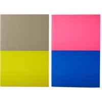Set 2 quaderni A5 fucsia blu, giallo grigio dmail