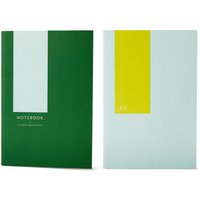 Set 2 quaderni A5 verde celeste dmail
