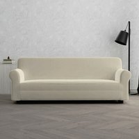 Copridivano elasticizzato 3 posti Dahlia Datex panna