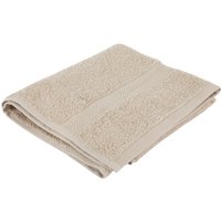 Asciugamano viso cotone tortora 50x90 cm Basik