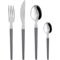 Set 24 posate in acciaio manico blu Diletta