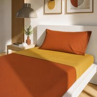 Completo letto singolo manopesca ruggine bicolore