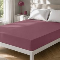 Lenzuolo con angoli matrimoniale manopesca burgundy
