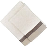 Set 2 asciugamani Varazze crema in cotone Ipersan