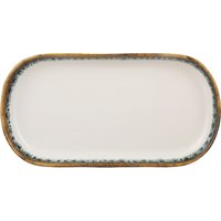 Piatto portata ovale 30x16 cm effetto acqua Ocean