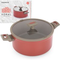Casseruola 28 cm antiaderente ceramico Koral con coperchio