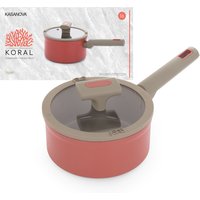 Casseruola 16 cm antiaderente ceramico Koral con coperchio
