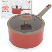 Casseruola 20 cm antiaderente ceramico Koral con coperchio