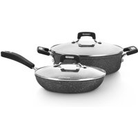 Batteria pentole induzione 4 pezzi New Petra Dark