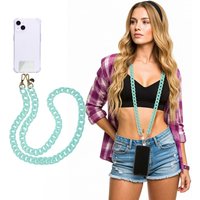 Tracolla smartphone e borsetta menta 120 cm – Fashionally