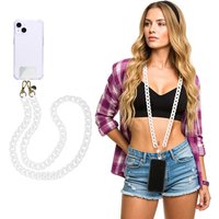 Tracolla smartphone e borsetta bianca 120 cm – Fashionally
