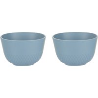 Set 2 ciotole in polipropilene 10 cm blu