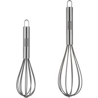 Set 2 fruste in silicone con manico in acciaio
