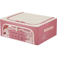 Scatola armadio 50x40x20 cm doppia cerniera e scritta malva
