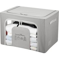 Scatola armadio 60x42x40 cm doppia cerniera e scritta grigio