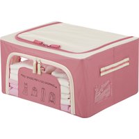 Scatola armadio 40x20x30 cm doppia cerniera e scritta malva