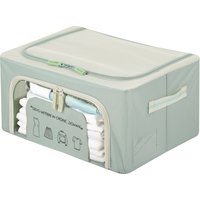 Scatola armadio 40x20x30 cm doppia cerniera e scritta verde