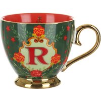 Tazza lettera R 450 ml Royal Garden porcellana
