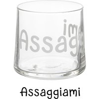 Coppetta vetro scritta Assaggiami 220 ml