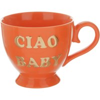 Tazza porcellana arancione Ciao Baby 500 ml Loving