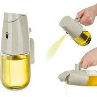 Oliera spray e versa vetro 300 ml tappo tortora