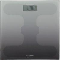 Bilancia pesapersone digitale vetro grigio 180kg